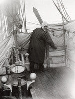 Frank Worsley directing helmsmen through the ice