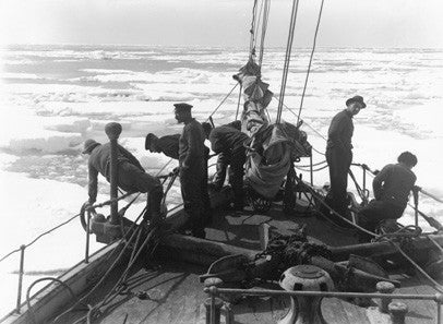 On the bow of the Endurance