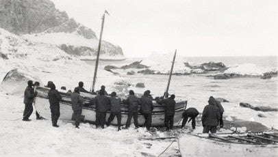 Launching the James Caird (setting out for South Georgia)