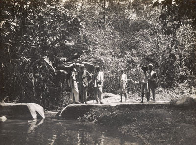 A guided tour near the Blue Basin on the Diego Martin River