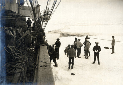 Anchored to the ice