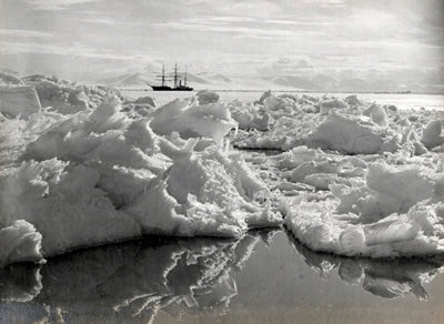 Beautiful broken ice, reflections and Terra Nova