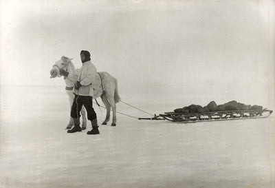 John Hugh Mather and sledge of ballast