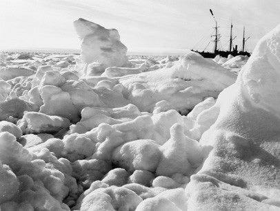 Endurance frozen in the ice