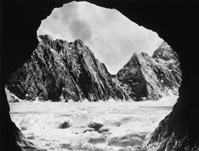 View through a cave on Elephant Island