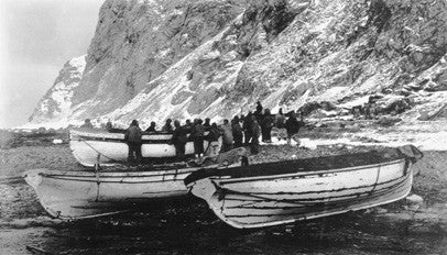 The boats moored on the beach, Elephant Island