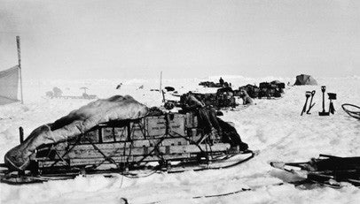 The sledges packed and ready, Patience Camp