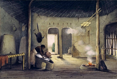 Interior of an Abyssinian House, Shoa