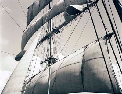 Mainsail of the Moshulu