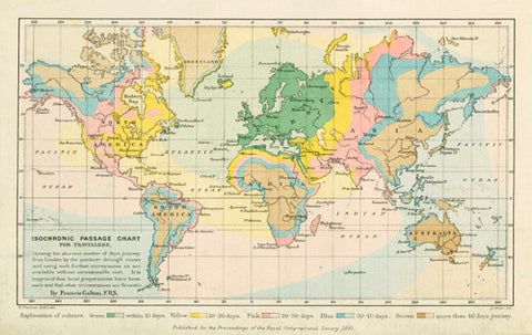 Isochronic Passage Chart for Travellers
