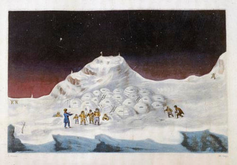 John Ross with Eskimos in the Arctic