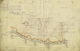 Sketch diagram showing heights of Himalayan peaks