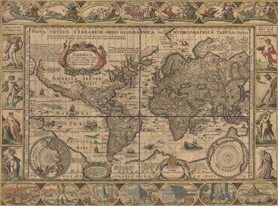 Nova Totius Terrarum Orbis Geographica ac Hydrographica Tabula