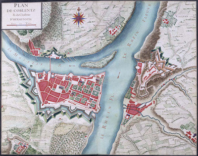 Plan de Coblentz & du Chasteau