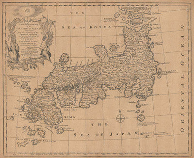 A New & Accurate Map of the Empire of Japan