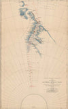 British Antarctic Expedition - Route & Surveys of the Southern Journey Party 1908-09