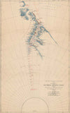 British Antarctic Expedition - Route & Surveys of the Southern Journey Party 1908-09
