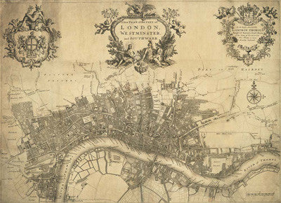 A new plan of the City of London Westminster and Southwark