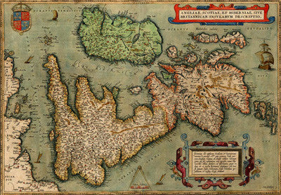 Map of Great Britain and Ireland