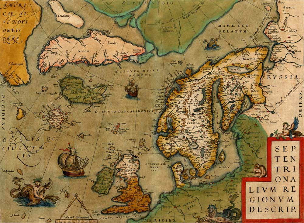 Map of Northern Europe