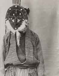 Tibetan dancing man with mask