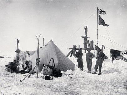 Ernest Shackleton and Frank Wild at Ocean Camp