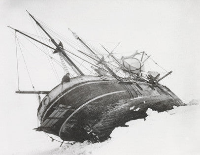 The Endurance keeling over