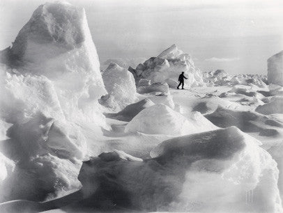 Skiing on the ice