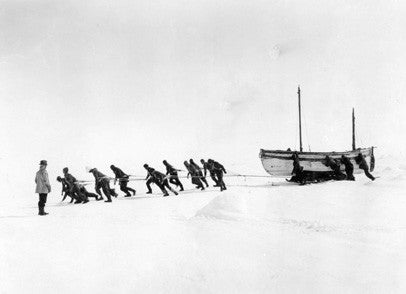 Relaying the James Caird across the ice