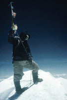 Tenzing Norgay on the summit of Mount Everest