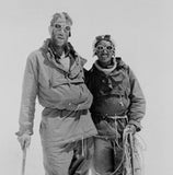 Hillary & Tenzing Norgay at Camp IV after their ascent of Everest