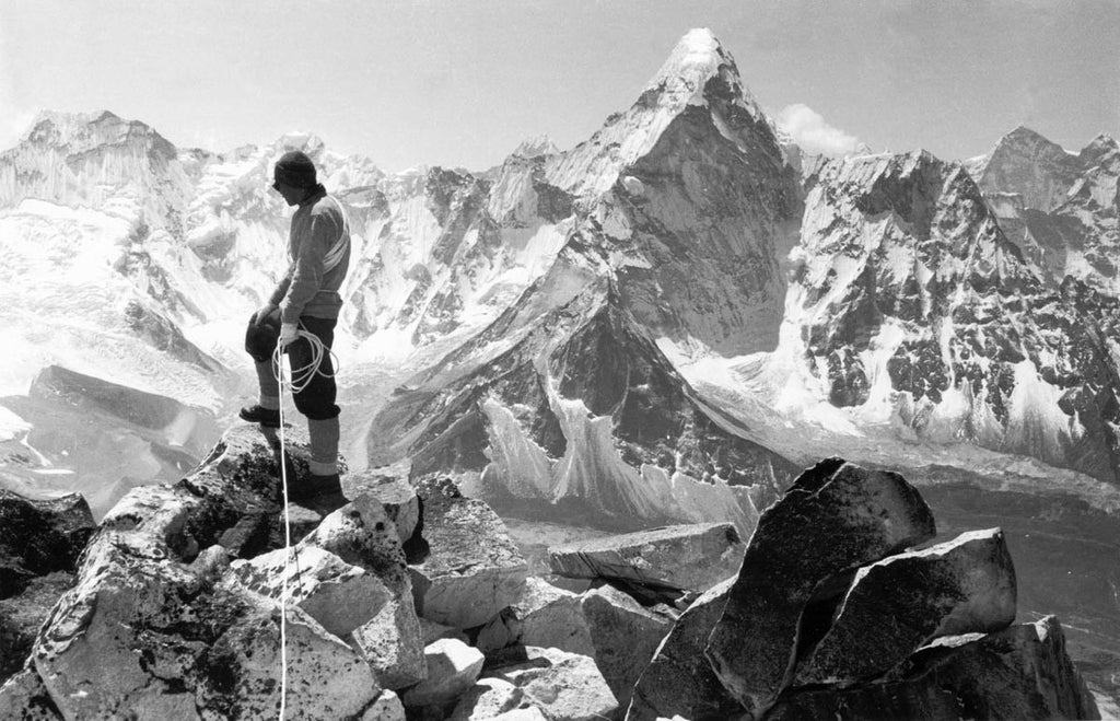 Tenzing Norgay on the summit of Chukhung Peak