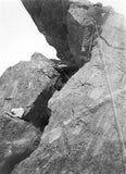 George Mallory coming down rock ridge