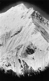 Summit of Mount Everest from north east (telephotograph)
