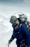 Edmund Hillary approaching 28,000 feet at the site of Camp IX
