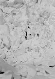 Party in the icefall near the Nut Cracker