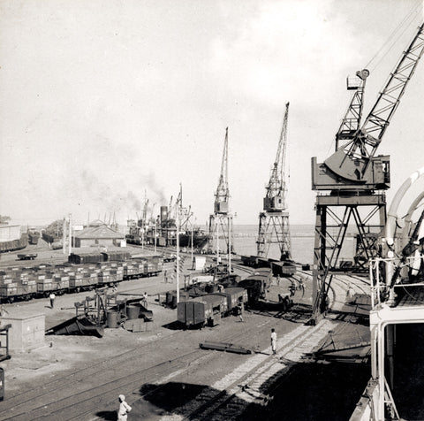 The port at Marmagao, Goa