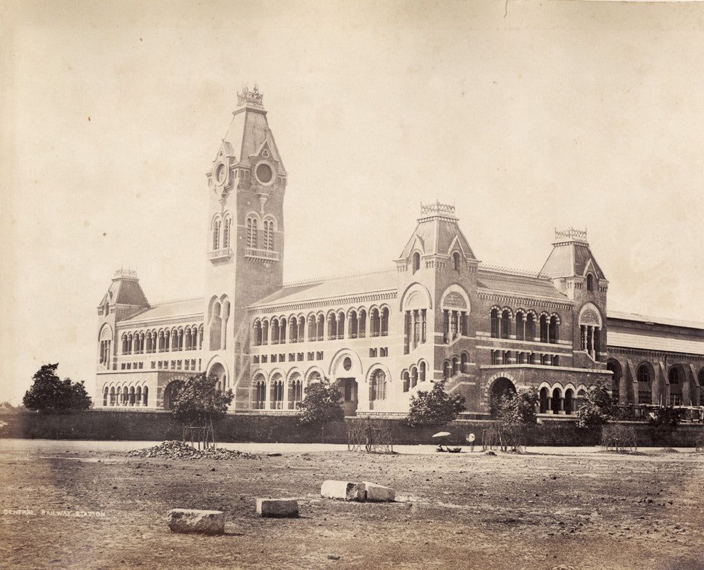 The Central Railway Station, Madras [now Chennai]