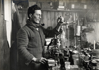 Dr. Atkinson in his lab