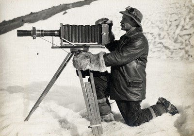 Herbert Ponting and telephoto apparatus