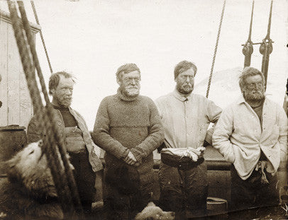 Members of the Southern Party on board SS Nimrod