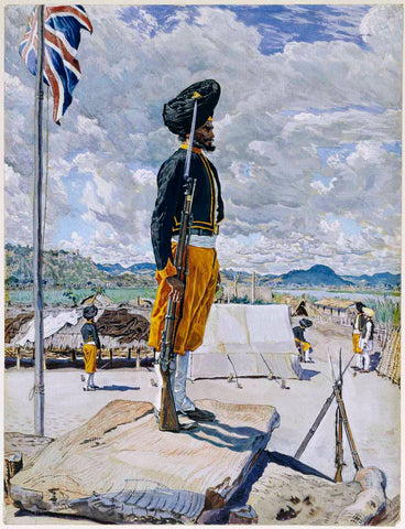 A Sikh Sentry, Fort Johnston