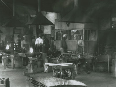 In the iron foundry, Hampton
