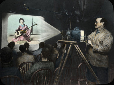 Herbert Ponting lecturing