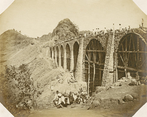 The reversing station viaduct; and Battery Hill cutting; at 11 1/4 miles
