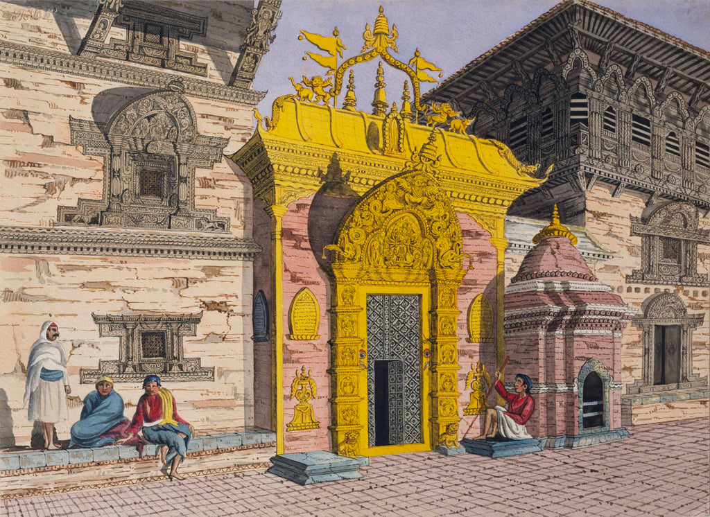 The Golden Gate in the Durbar, Bhatgaon