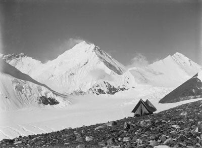 Camp at 20,000 feet - the last day