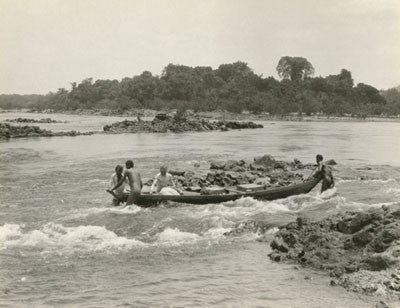 On the lower Xingu passing through a side channel so as to avoid the main rapids