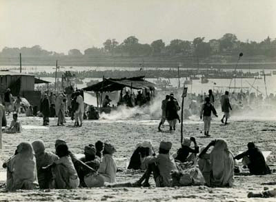 On the banks of the Ganges