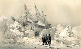 HMS Terror in the ice